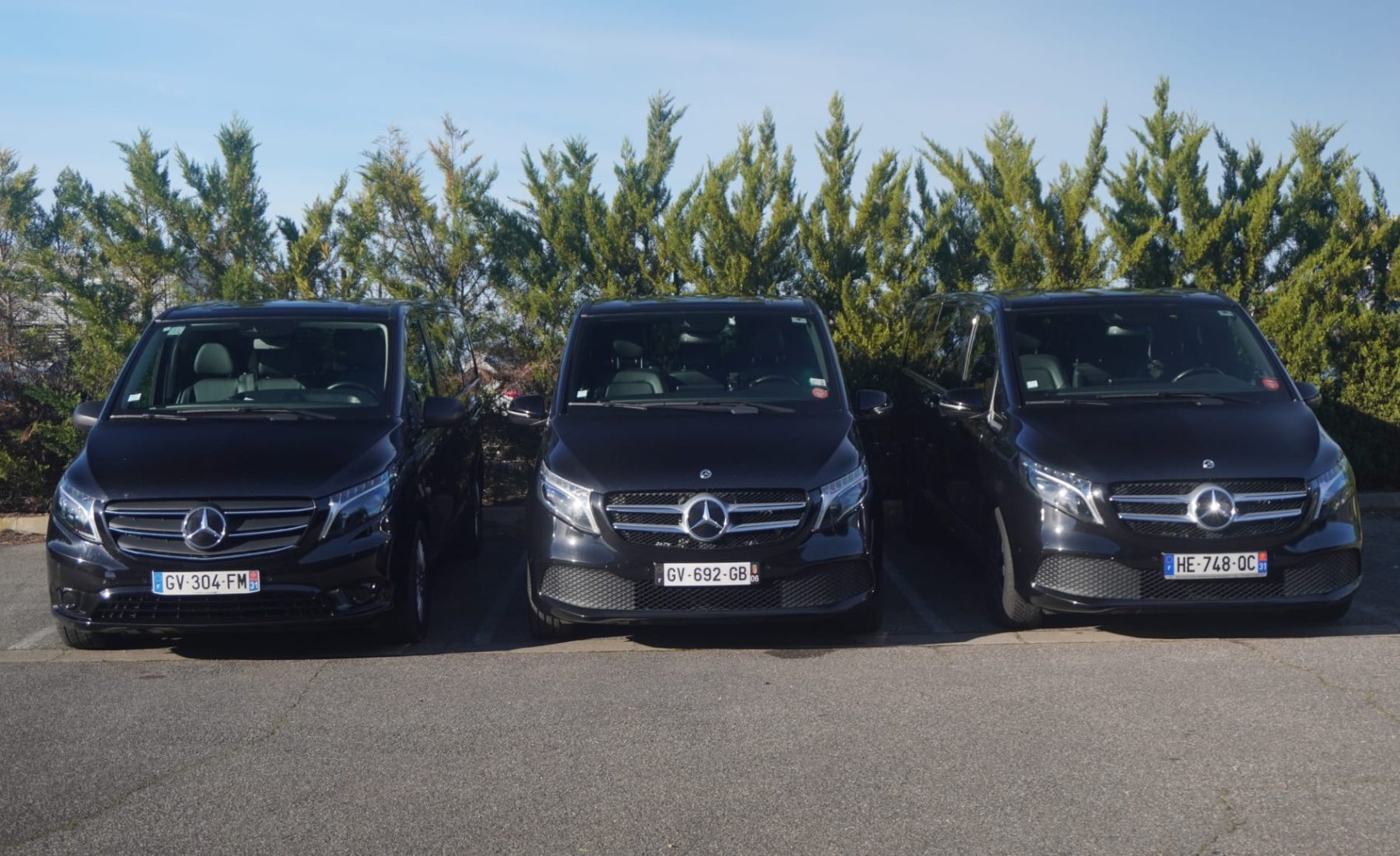 3 berlines VTC